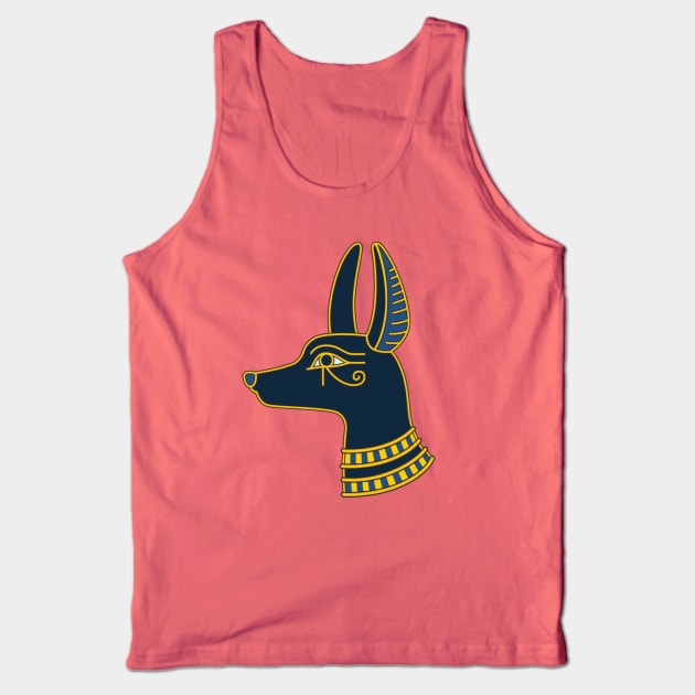 Ancient Egypt Anubis Tank Top by The History of Egypt Podcast